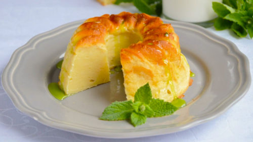 Творожный пудинг с морковью